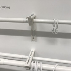 Карниз для штор 国内宜家代购 比特利 墙/天花板托架窗帘杆罗马杆墙壁固定件
