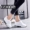 Giày tăng thể thao nữ mùa đông giày trắng Giày trắng phiên bản Hàn Quốc của giày hoang dã trắng nhỏ cộng với nhung mới 2018 giày nữ
