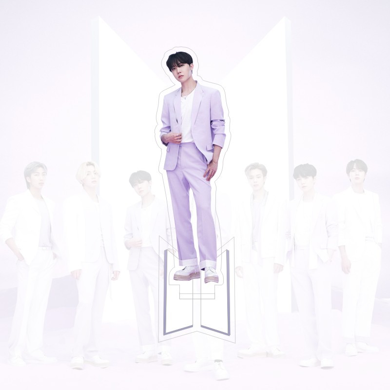 Bulletproof Out / J-HBulletproof Youth League BTS Seoul site Set up a brand desktop bus stop plate Jin Taiheng Tian Minguo character periphery Same gift