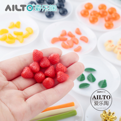 taobao agent Ultra light ceramics, cream resin, realistic fruit food play, ultra light clay