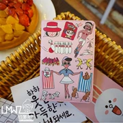 Hàn quốc dễ thương phim hoạt hình hộ chiếu du lịch Harajuku ID sinh viên da màu graffiti gói Nhật Bản gói thẻ in túi