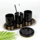 Squading Black Five -Piece Set (маленькая фарфоровая пластина)