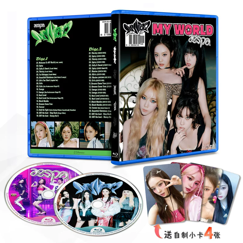 [1080p] AESPA 2023 HD MV/LIVE Selected Collection Blu-ray BD диск