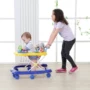 Bé tập đi cho bé tập đi bộ đa năng chống rollover 6 7-18 tháng đẩy tay có thể ngồi gập bé trai các loại xe đẩy cho bé