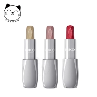 Trang điểm Giáng sinh KIKO Dùng một lần Kiko Diamond metallic Lipstick 2017 Christmas Lipstick 03 Spot má hồng apieu