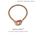 Thương hiệu thủy triều nguyên bản PUT DOWN Trọng lực Faith Thư năng lượng Rose Gold Twist Bracelet Bạc Titan Thép còng tay - Vòng đeo tay Clasp Vòng đeo tay Clasp