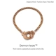 Thương hiệu thủy triều nguyên bản PUT DOWN Trọng lực Faith Thư năng lượng Rose Gold Twist Bracelet Bạc Titan Thép còng tay - Vòng đeo tay Clasp