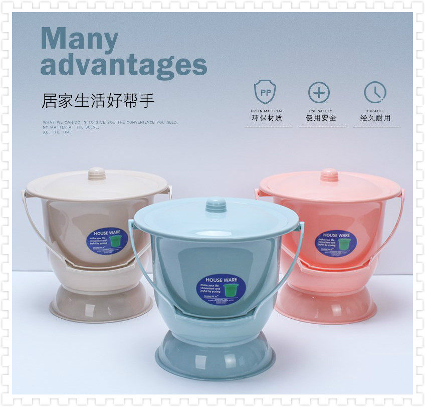 尿バケツ 大人 カバー付き 老人 たんばん ちいう 高さ ビデ 子供向け 女性のバケツ 女性用 ベッドルーム 手 持ち上げる 家庭用 中国仕入れ Com