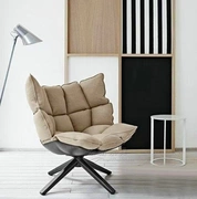 Ghế cơ bắp Bắc Âu vỏ gạo ghế phòng khách phòng ngủ lười ghế phòng chờ sáng tạo giải trí đơn sofa ghế thiết kế nội thất - Đồ nội thất thiết kế