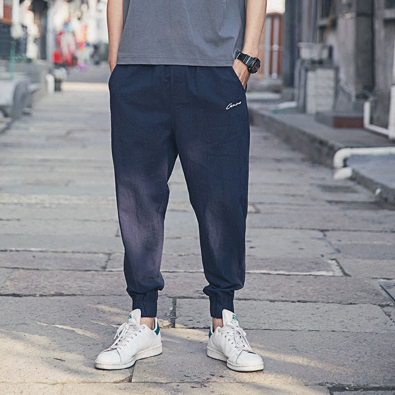 Mùa hè quần lửng ống rộng dành cho nam - Quần Jogger