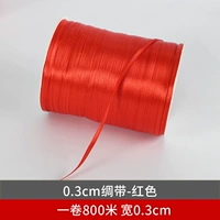 0,3 см красный шелковой ремень