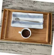 Hàn Quốc vát rắn gỗ hình chữ nhật khay gỗ đặt khay trà khay gỗ tấm gỗ khách sạn bằng gỗ khay - Tấm