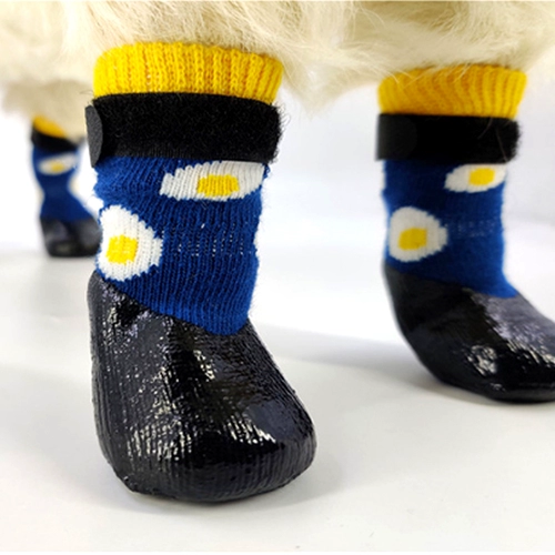 Тедди водонепроницаемые носки Sheri Slide Slide Smooth и маленькие собаки против хлопчатобумажных носков с бин -бин -устойчивым