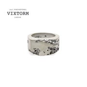 Anh VIXTORM gốc S925 rock II tay chạm khắc nhẫn nam Gió trung tính dày tặng người tặng bạc sterling - Nhẫn