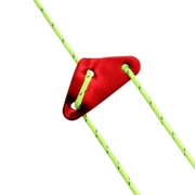 Tam giác hợp kim nhôm trượt khóa gió dây khóa điều chỉnh khóa ô dây khóa lều tán kéo dây phụ kiện lớn