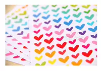 1 пакет наклейки на любовь (внутренние страницы декоративных карт)