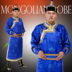 Mông cổ quần áo nam Mông Cổ gown dành cho người lớn satin Mông Cổ trang phục phần dài thiểu số trang phục nam Trang phục dân tộc