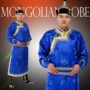 Mông cổ quần áo nam Mông Cổ gown dành cho người lớn satin Mông Cổ trang phục phần dài thiểu số trang phục nam thời trang đồ bộ