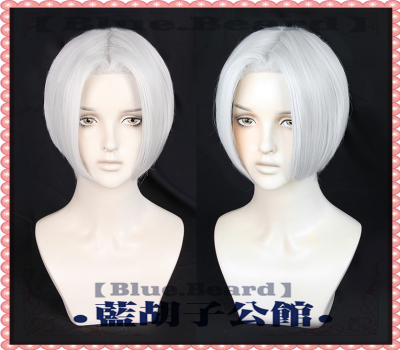 taobao agent [Blue beard] Tokyo's Avengers Sasaki Wanko Cos wig Mikey black and white mid -point