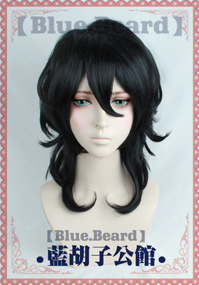 taobao agent 【Blue beard】Idol Fantasy Festival, Zero COS, wig black and extended curled ES