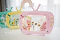 Розовый телевизор (с порошковой свиной куклой)