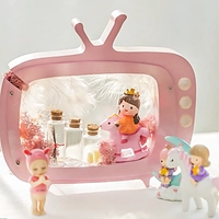 Розовый телевизор (с принцессой -зажиганием)