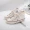 Giày trắng nhỏ nữ 2019 mùa hè học sinh phiên bản Hàn Quốc của giày vải retro hoang dã mang hương vị Hồng Kông giày vải thoáng khí mùa hè - Plimsolls