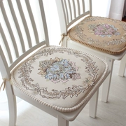 Châu Âu cao cấp ghế dày ăn đệm pad vải mục vụ bàn ghế đệm pad đệm ghế có thể tháo rời và rửa được - Ghế đệm / đệm Sofa