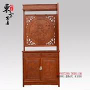 Gỗ gụ nội thất gỗ hồng mộc Trung Quốc phong cách Trung Quốc phòng khách hiên tủ gỗ rắn vách ngăn tủ giày gỗ gụ màn hình tủ phân vùng - Bàn / Bàn