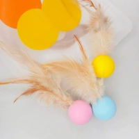 TALI Силиконовый эластичный безопасный прыгучий мяч, интерактивная игрушка, кошки и собаки