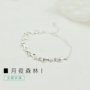 Sterling bạc vòng đeo tay nữ Hàn Quốc phiên bản của Sen 925 bạc trang sức đơn giản sinh viên cá tính tươi ánh trăng rừng bạn gái vòng đeo tay vòng tay vàng