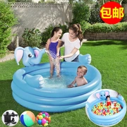 Động vật phim hoạt hình hình dạng voi có thể phun nước inflatable hồ bơi mẫu giáo chơi nước đồ chơi hồ bơi cassia bóng hồ bơi