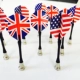6 британских и американских флагов