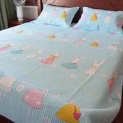 Quilting Hàn Quốc được bao phủ bởi một mảnh duy nhất của giường cao cấp phong cách châu Âu đệm trải chăn bông dày chống trượt tấm lớn - Trải giường