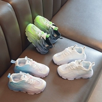 Детская дышащая спортивная обувь, белая обувь для отдыха