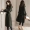 Chống giải phóng mặt bằng áo phụ nữ phần dài 2018 mới của Hàn Quốc phiên bản của mùa thu và mùa đông dày lỏng eo len áo len áo khoác dạ trung niên