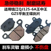 Áp dụng xe máy Qianjiang QJ125-6A Wang Zhongwang phanh đĩa GZ5 cân bằng vua phanh trước và sau khi phanh đĩa A - Pad phanh