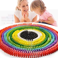 Domino 1000 mảnh xây dựng trí thông minh của trẻ em cạnh tranh dành cho người lớn dành riêng cho học sinh đồ chơi giáo dục bằng gỗ đồ chơi của bé