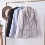 1.6 kg G 11 2018 khí mùa thu màu rắn giản dị áo ngắn là mỏng dài tay phù hợp với áo khoác nữ C áo măng tô nữ