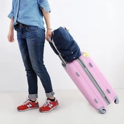 Túi xách tay di động Túi du lịch lưu trữ gấp túi du lịch có thể kéo hành lý xe đẩy