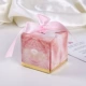 Квадратная коробка+розовая лента