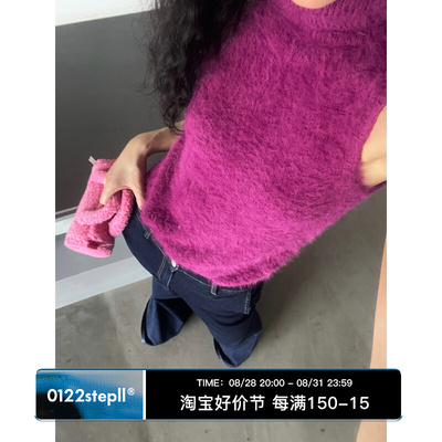 taobao agent Retro vest, sexy sweater, top, sleevless