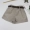 Quần short Ramie 2019 mùa hè lỏng lẻo 100 đôi có thắt lưng bằng gỗ thun thun eo rộng ống quần nữ - Quần short