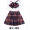 Đồng phục trường Váy Váy xếp li Anh Trẻ em Kẻ sọc Cao đẳng Học sinh Gió lớn Cậu bé Scotland Váy dài một nửa - Váy