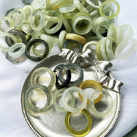 Fengmei Jade Shop Xiuyu Running Ring Natural Xiuyu Ring for Men and Women Country of Origin, Unboxing Video Needed