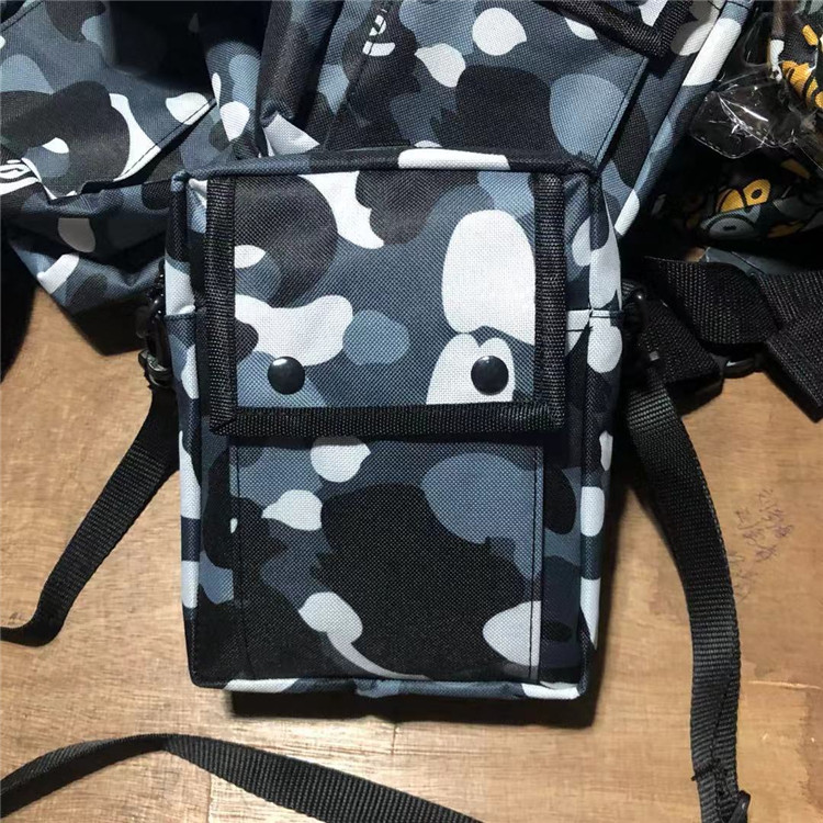 Camouflage Messenger BagDaily list Chaopai BAPE camouflage Backpack Inclined shoulder bag The single shoulder bag
