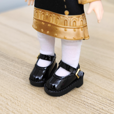 taobao agent OB11 baby shoes Ania leather shoes uniform shoes GSC ymy P9 12 points bjd body9 molly single buckle