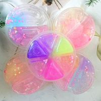 053+1880 Круглая коробка, пенообразующая клея и сопоставьте 4 коробки цвета. Не повторяйте цвет