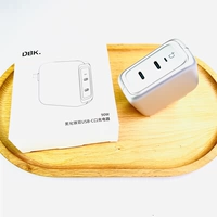 [Space Silver] DBK Dibico 90W Dual C-Port Gan Charger +Pipipolo240W Линия (1M)