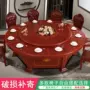 Bàn ăn điện tròn lớn Yi Shu lẩu mở bàn Trung Quốc tiệc khách sạn xoay bàn ghế nội thất gia đình - Nội thất khách sạn kệ tivi